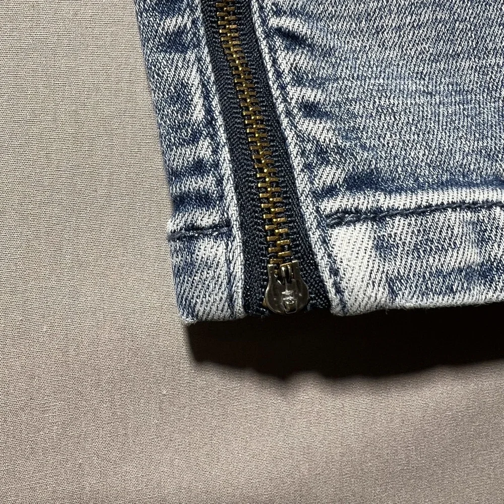 I Love Ugly Zespy‎ Jeans Mens Medium Tapered Slim Fit Ankle Zip Streetwear Pants